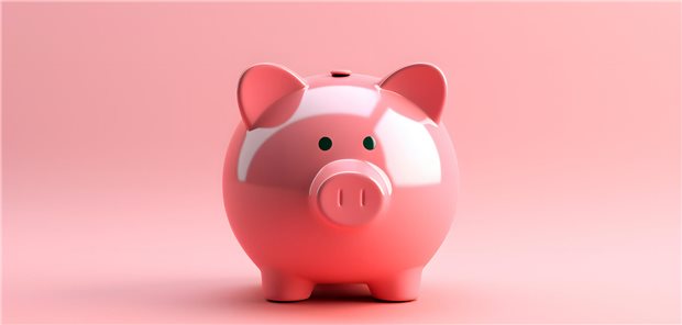 Ministerium konkretisiert Sparpläne: TSVG-Zuschläge fliegen aus dem EBM Ein pinkfarbenes Sparschwein.