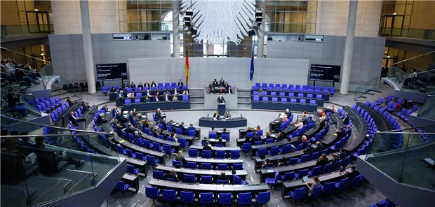 Blick in den Bundestag