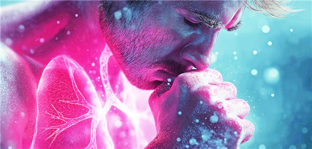 Zwei Biomarker werden bei Asthma zum Standard Ein Mann