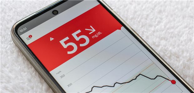 Wann Hypoglykämien auch bei Nicht-Diabetikern abgeklärt werden sollten Hypoglykämie auf dem Handy (55 mg/dl)