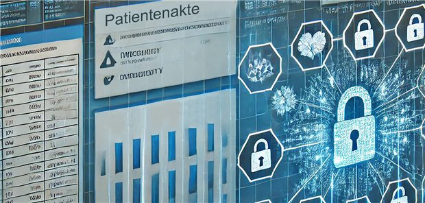 Cyberangriffe: Arztpraxen oft nicht gut geschützt? Schematische Darstellung der ePA