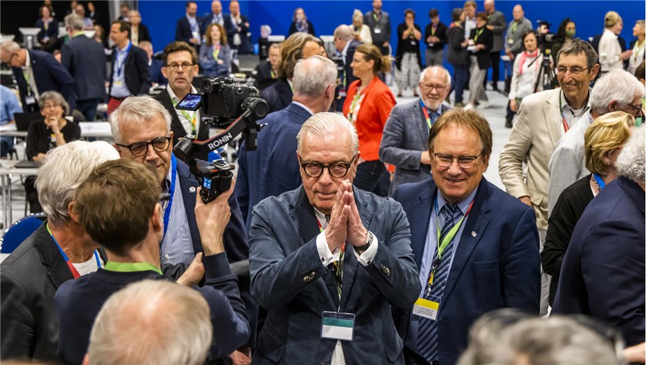 Dankbar zeigt sich der Wahlgewinner.