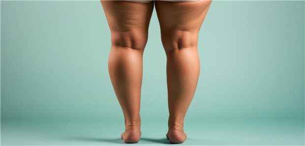 Lipödem: Welche Therapie am besten hilft Eine Frau Lipödemen in den Beinen.