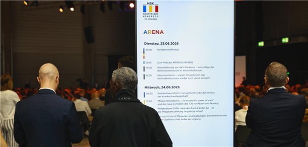 Hauptstadtkongress: Unsere Berichte im Überblick Der Hauptstadtkongress findet von 23. bis 25. Juni 2026 im hub27 auf dem Gelände der Messe Berlin statt.