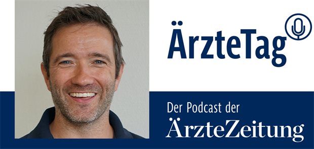 Die Impfsaison startet: Wie gehen Sie vor, Dr. Fleischhauer? Dr. Christian Fleischhauer im "ÄrzteTag"-Logo, zum Podcast der Ärzte Zeitung