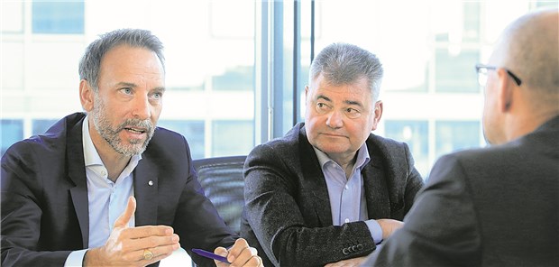 „Diabetes spielt weiterhin große Rolle“ Dr. Fabrizio Guidi (li.) und Prof. Dieter Paar erläutern im Gespräch mit der „Ärzte Zeitung“ die neue Strategie.