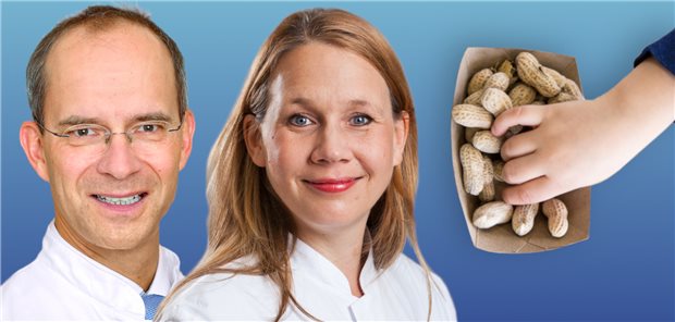 Erdnussallergie im Alltag: Risiken und Auswirkungen! Frau PD Dr. Blümchen (rechts), Fachärztin für Kinder- und Jugendmedizin mit Schwerpunkt Allergologie und Kinder- und Jugend-Pneumologie und Herr Prof. Dr. Vogelberg (links), Facharzt für Kinder- und Jugendmedizin und Leiter der Pneumologie und Allergologie an der Klinik und Poliklinik für Kinder- und Jugendmedizin am Universitätsklinikum Dresden.