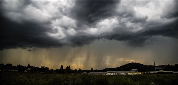 Hagel und Gewitter