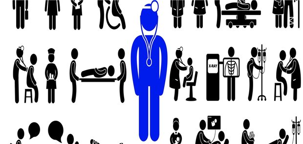 „Bedingt steuerungswirksam!“ Gesundheitsweiser nimmt Hausarztzentrierte Versorgung aufs Korn Eine Grafik zeigt den Hausarzt, platziert in der Mitte von ambulanter und stationärer Versorgung.