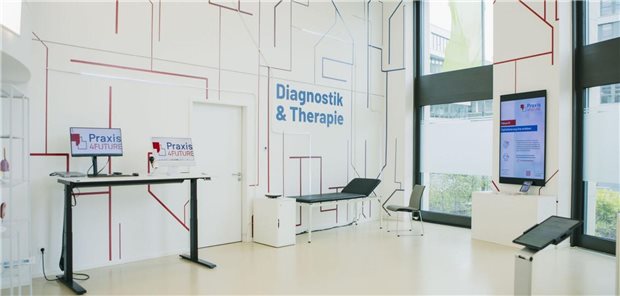 KV Nordrhein zeigt Ausstellung zu KI-Anwendungen im Praxisalltag In diesem neuen Fokusraum können Praxisteams KI-Tools ausprobieren.