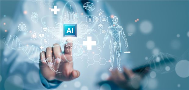 Wie KI hilft, die rheumatologische Versorgung zu verbessern Ein Arzt arbeitet mit einer KI-Anwendung.