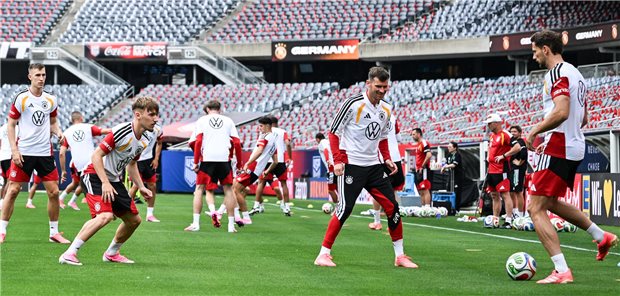 WM-Kolumne: Die Krux bei Muskelverletzungen im Profifußball Training der deutschen Fußball-Nationalmannschaft