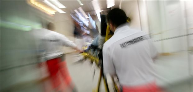 Notfall in einer Klinik