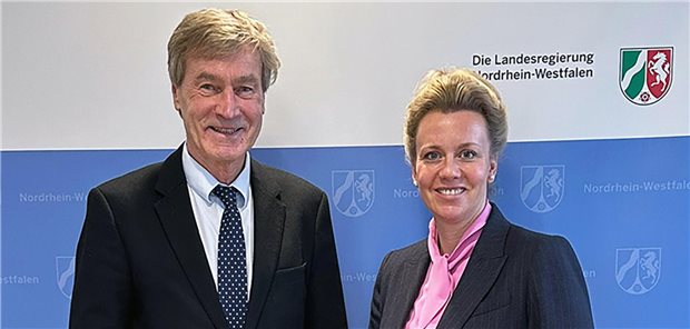 Gerd Heusch und Ina Brandes