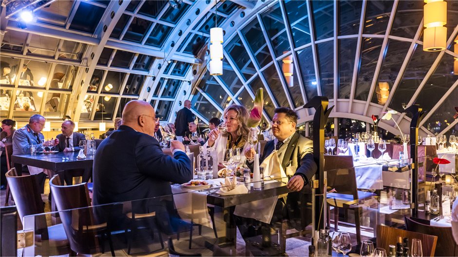 Neujahrsempfang der deutschen Ärzteschaft am 19. Januar 2023 im Wintergarten Restaurant des KaDeWe.