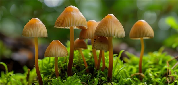 Wer profitiert Psychotherapeuten zufolge am meisten von Psychedelika? Pilze im Wald