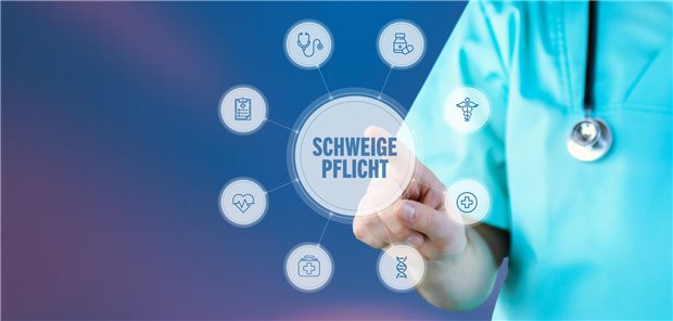 Ärztliche Schweigepflicht in der Pädiatrie: Konfliktsituationen aus dem Alltag Ärztin hält sich den Mund zu