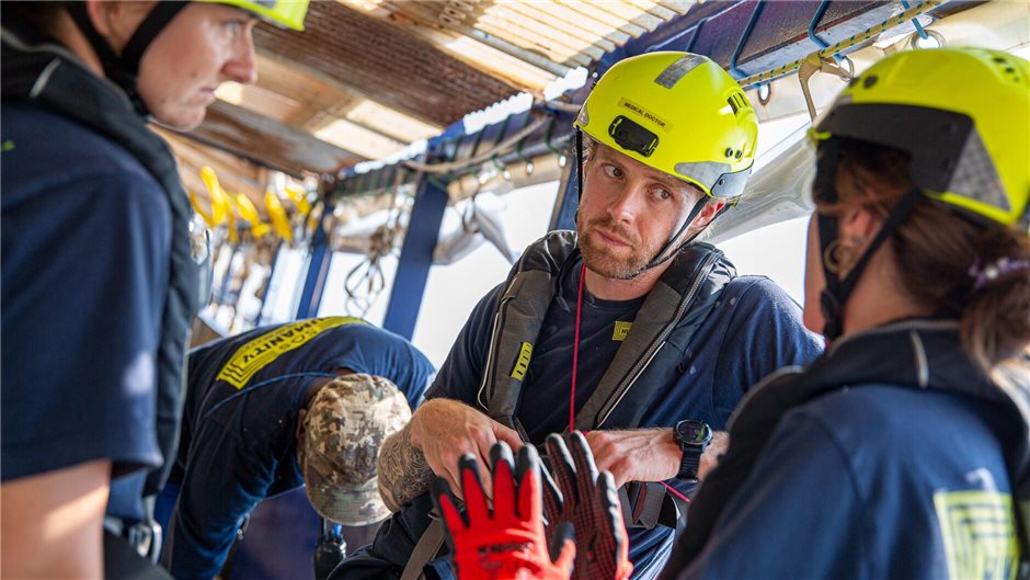 Werden die Seenotretter fündig, beginnt der Einsatz. Die Abläufe haben sie vor d...