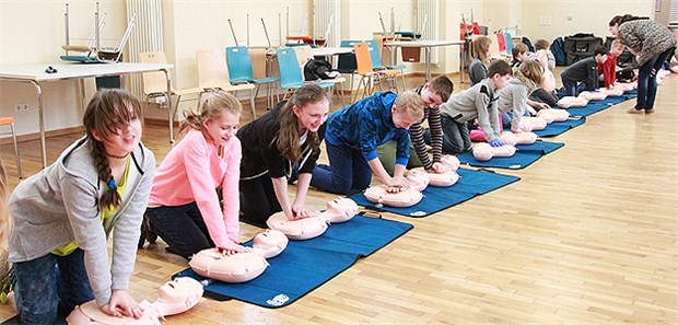 Herzdruckmassage für Grundschüler