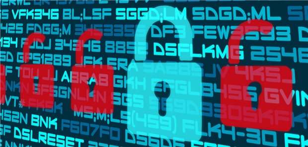 Arztpraxis in Rheinland-Pfalz wird Opfer eines Cyberangriffs Virtuelle Schlösser auf einem Bildschirm